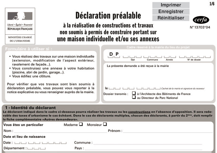 Démarches : généralités et Cerfa